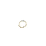 Anello Nadira con cristalli - Colore perla Creamrose - Rebollo srl