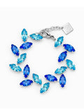 Bracciale Sofia con cristalli - Colore Blu - Rebollo srl