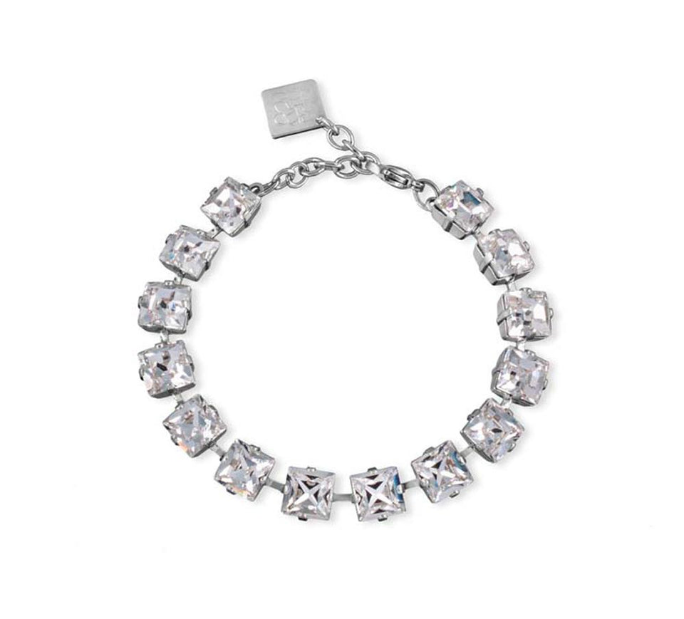 Bracciale Coctel con cristalli strass - Colore cristallo - Rebollo srl