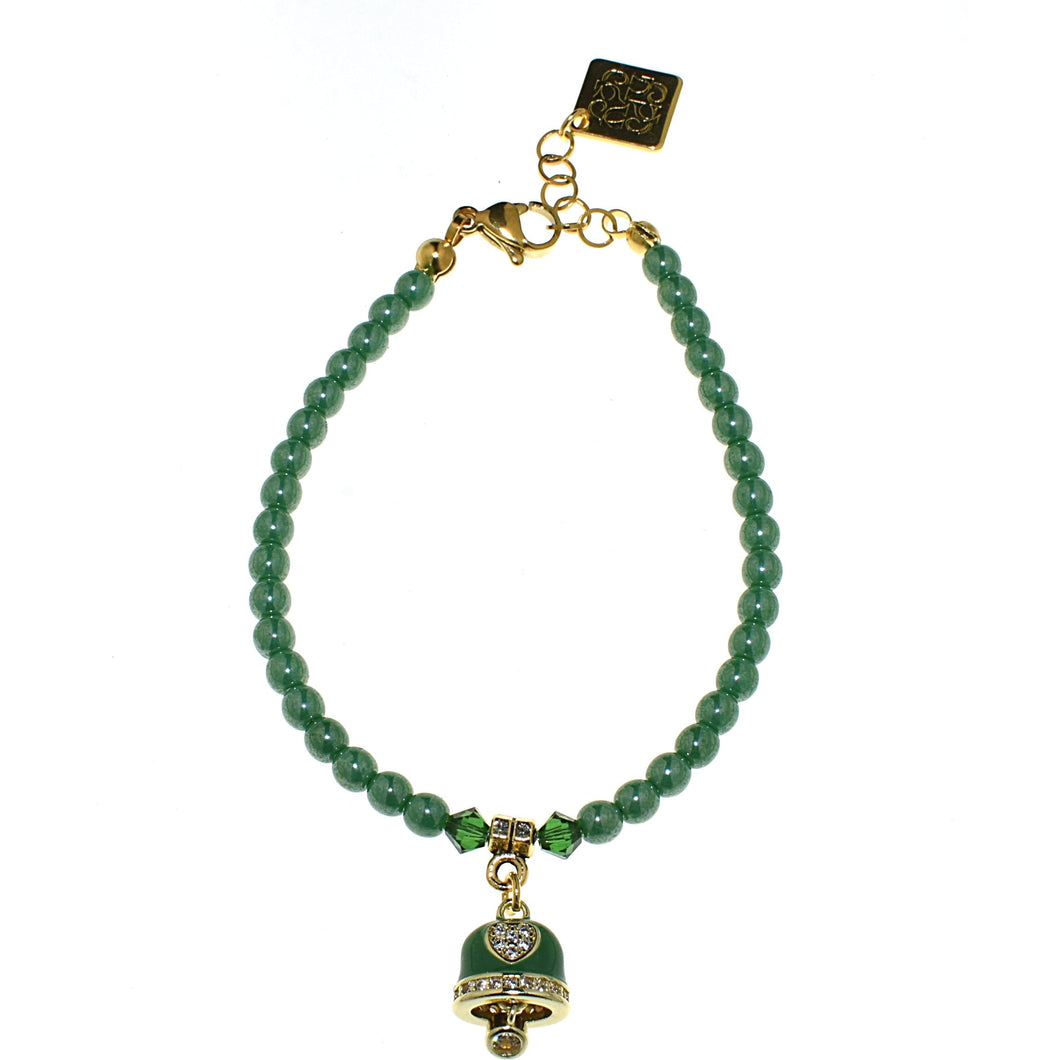 Bracciale bijoux in vetro di murano Collezione 2022 - Colore gradazione verde - Rebollo srl -
