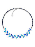 Collana Sofia con cristalli - Colore Blu - Rebollo srl