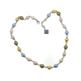 Collana Multicolor Perlato con cristalli perlati - Colore Multicolor - Rebollo srl
