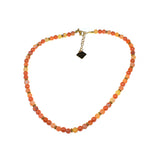 Collana bijoux in pietre naturali Collezione 2022 - Colore gradazione ambra - Rebollo srl -
