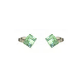 Orecchino Magic Cristal con cristalli sfaccettati - Colore gradazione Verde - Rebollo srl