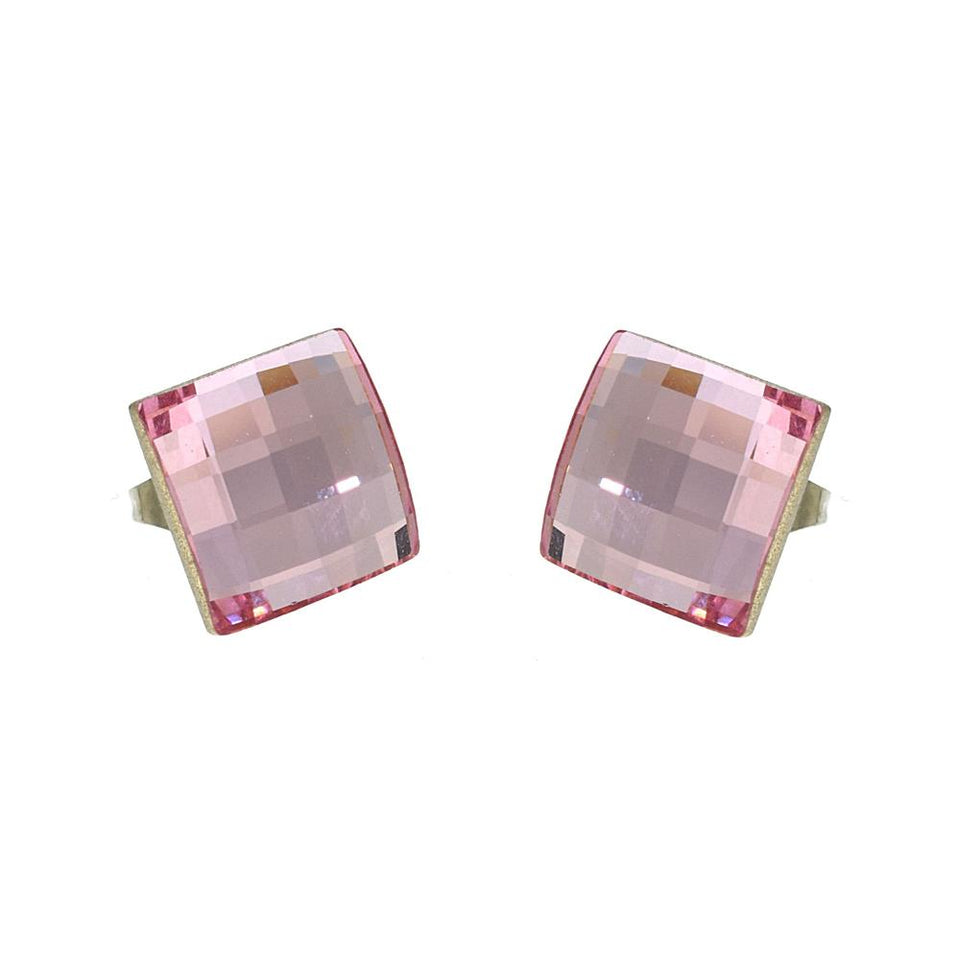 Orecchino Magic Cristal con cristalli sfaccettati - Colore gradazione Rosa - Rebollo srl
